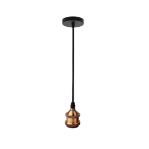 LUMINARIA DECORATIVA VINTAGE COBRE BASE E26